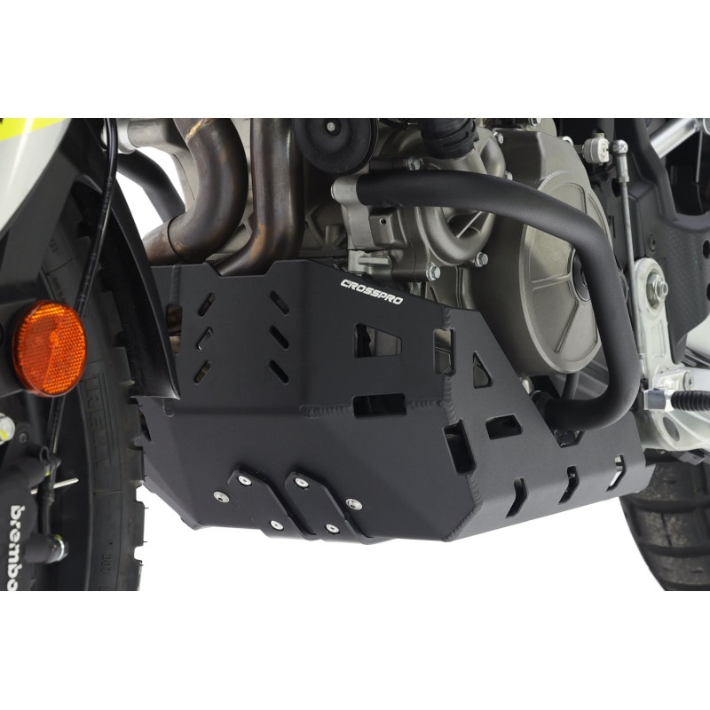 Osłona silnika aluminiowa Aprilia Tuareg 660 '22 - czarny mat