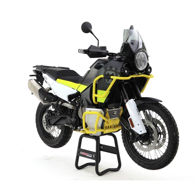 CROSSPRO GMOLE ALUMINIOWE OSŁONY SILNIKA I CHŁODNIC (GÓRNE) HUSQVARNA 901 '22-'23, 901 EXPEDITION '23-'24 KOLOR BIAŁY