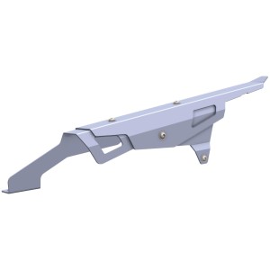 Osłona łańcucha Yamaha XTZ 690 Tenere 700 World Raid Rally Edition '19-'25 - Srebrny/Czarny