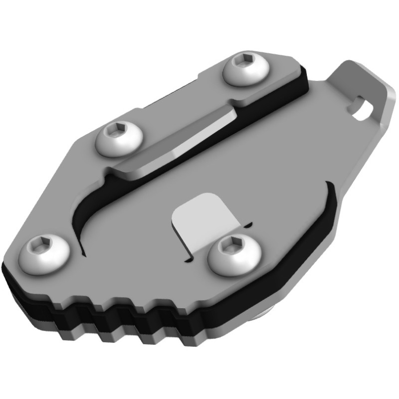 Poszerzenie stopki bocznej BMW R 1300 GS - srebrny/czarny