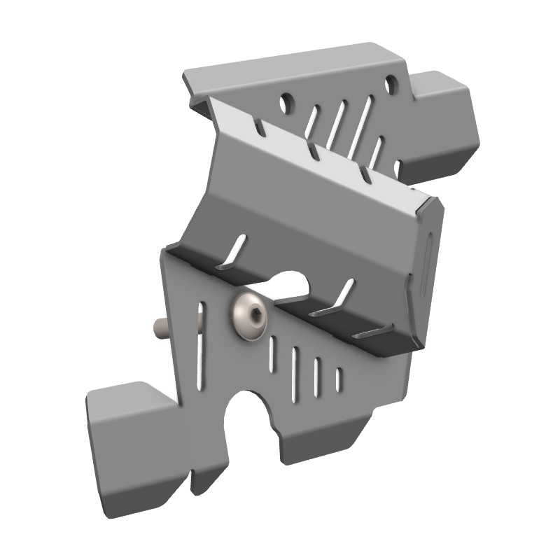 Stalowa osłona pompy wody Ducati Desert X '22 - wyprzedaż, kolor srebrny