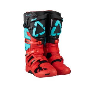 LEATT BUTY CROSS 4.5 BOOTS FUEL CZARNY/CZERWONY/NIEBIESKI ROZMIAR 40.5