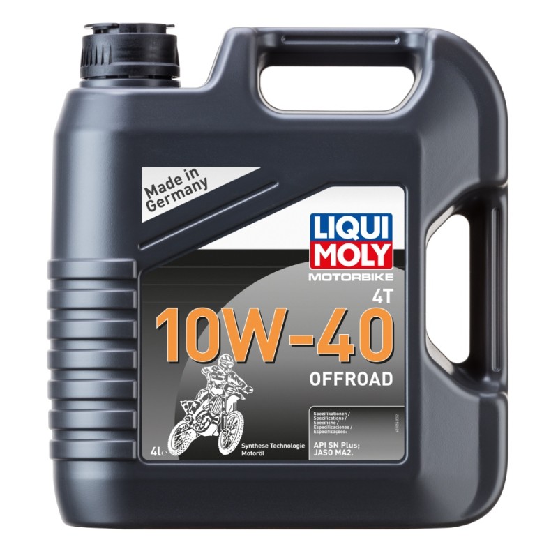 LIQUI MOLY OLEJ SILNIKOWY MOTORBIKE 4T 10W40 OFFROAD 4L - Najwyższa jakość dla Twojego motocykla