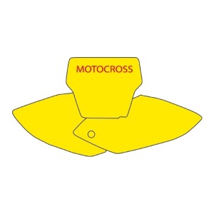 Naklejki pod numery startowe Honda CRF 450 '05-'07 - Wyprzedaż kompletnego kompletu