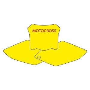 Naklejki numerów startowych dla motocykla CRF 250R '08-'09