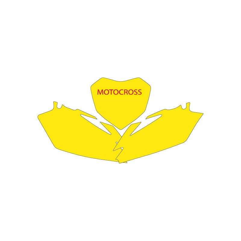 Naklejki pod numery startowe CRF 450R '09-'12 (11), CRF 250R '10-'13 - Wyprzedaż kompletu