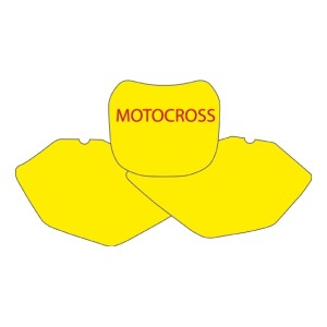 Naklejki pod numery startowe Yamaha YZ 85 '02-'14 - Komplet wyprzedażowy