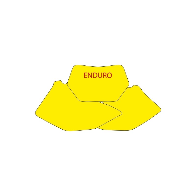 Komplet naklejek pod numery startowe Yamaha WR 250F '07-'14, WR 450F '07-'11