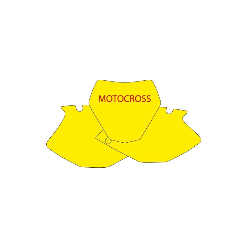 Naklejki pod numery startowe Yamaha YZF 250 \'10-\'13 - Wyprzedaż kompletnego kompletu