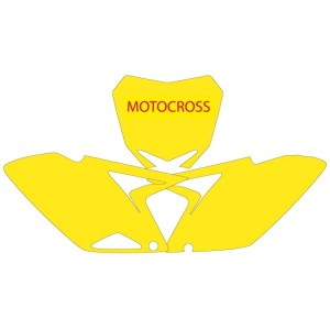 Naklejki numery startowe Suzuki RMZ 250 '10-'16 - Komplet wyprzedażowy