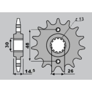 Zębatka przednia JR WYPRZEDAŻ 339 15 HONDA VFR 800/ CBR 1100 XX (JTF339.15)