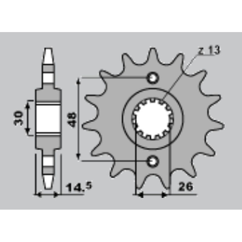 JR Wyprzedaż Zębatka Przednia 339 16 Honda VFR 800 '02-'14 (JTF339.16)