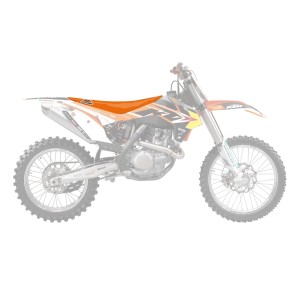 BLACKBIRD POKROWIEC / POSZYCIE NA SIEDZENIE KTM SX/SXF '11-'15, EXC/EXCF '12-'16 REPLICA TROPHY 2022 - KOLOR POMARAŃCZOWY