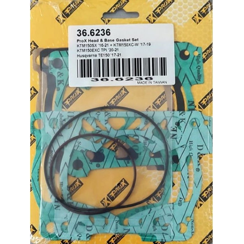 Uszczelki top-end do KTM SX 150 i Husqvarna TE 150