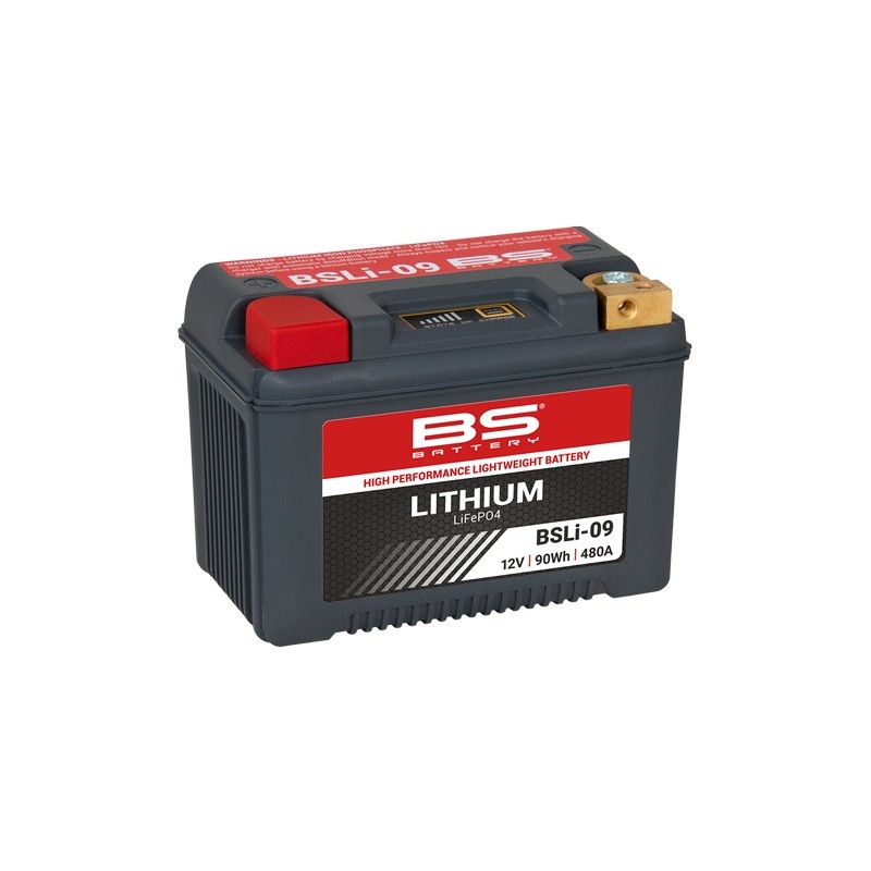 BS AKUMULATOR LITOWO-JONOWY ZE WSKAŹNIKIEM NAŁADOWANIA LIFEPO4 BSLI-09 (148X86X105)