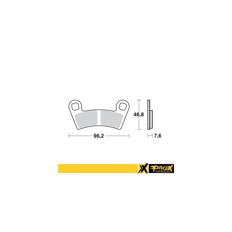 Klocki hamulcowe PROX KH456 Polaris 450/525 Outlaw '08-11 przód