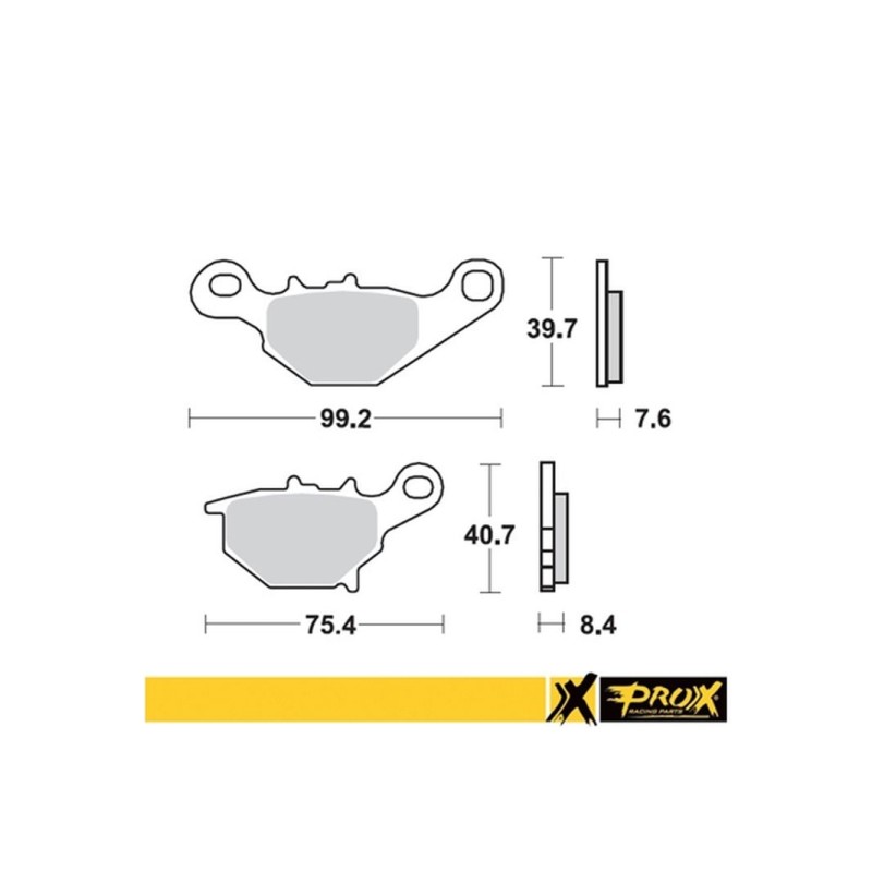 PROX KLOCKI HAMULCOWE KH401 SUZUKI RM 85 '05-22 TYŁ