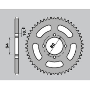 Grosskopf Wyprzedaż Zębatka Przednia 4394 14 (39014) Yamaha 125 YFA1 Breeze '99-'05, Yamaha 125 YFM Grizzly '04-'11