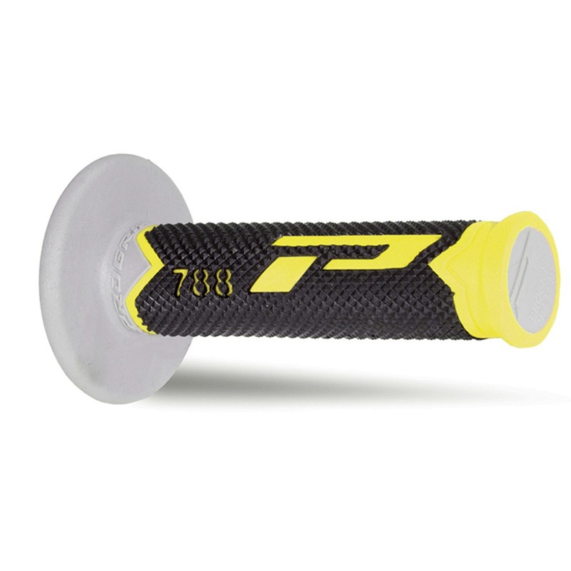 PROGRIP MANETKI PG788 OFF ROAD (22+25MM, DŁ.115MM) KOLOR ŻÓŁTY/SZARY/CZARNY (TRÓJSKŁADNIKOWE) (788-221) (PG788/3)