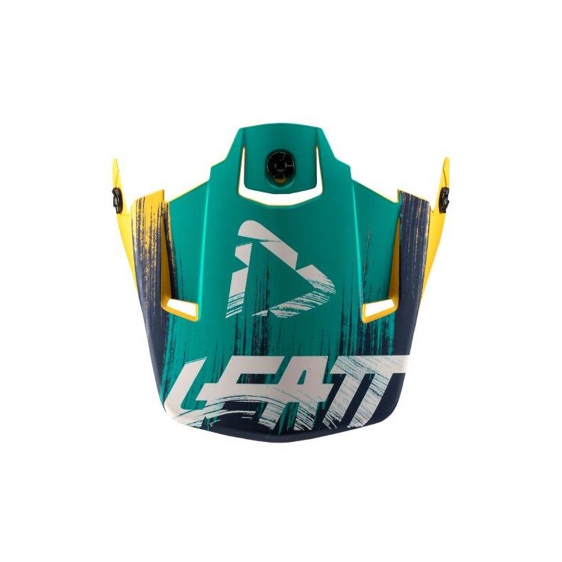 LEATT DASZEK/VISOR DO KASKU GPX 3.5 V19.1 GOLD/TEAL KOLOR ŻÓŁTY/NIEBIESKI ROZMIAR M-XXL (CZĘŚCI ZAMIENNE)