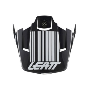 LEATT DASZEK/VISOR DO KASKU GPX 3.5 V20.1 BLACK KOLOR CZARNY/BIAŁY ROZMIAR M-XXL