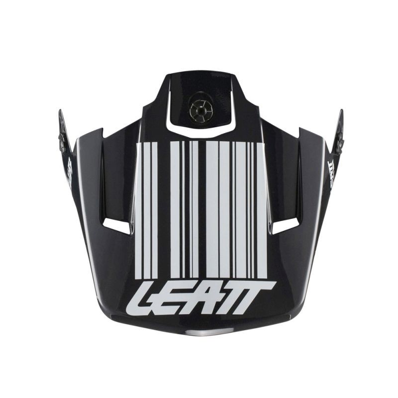 LEATT DASZEK/VISOR DO KASKU GPX 3.5 V20.1 BLACK KOLOR CZARNY/BIAŁY ROZMIAR M-XXL