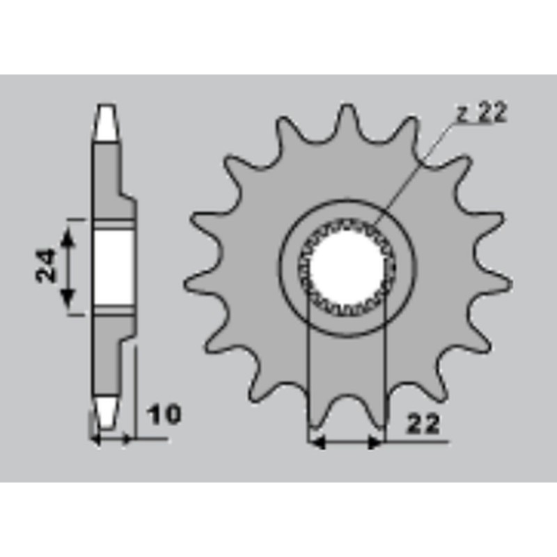 CHT WYPRZEDAŻ ZĘBATKA PRZEDNIA 402 15 APRILIA 125, BMW F650