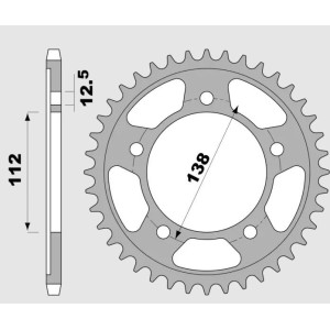 Wyprzedaż zębatka tylna 408 41 (30241JT) do Honda VTR 1000F '97-'04