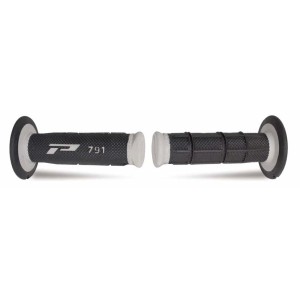 PROGRIP MANETKI PG791 OFF ROAD (22+25MM, DŁ.115MM) KOLOR SZARY/CZARNY (DWUSKŁADNIKOWE)