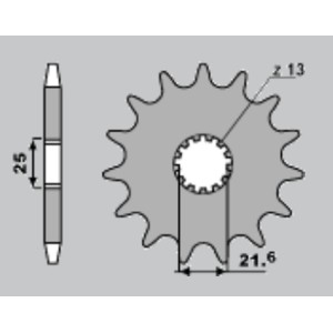 JR WYPRZEDAŻ ZĘBATKA PRZEDNIA 429 16 do Suzuki GSX 1100F, GSX-R 1100, RF 900RR