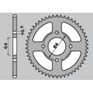 CHT WYPRZEDAŻ ZĘBATKA TYLNA 4302 39 SUZUKI LTZ 400, LTF 160 (2114-39) (JTR1826.40)