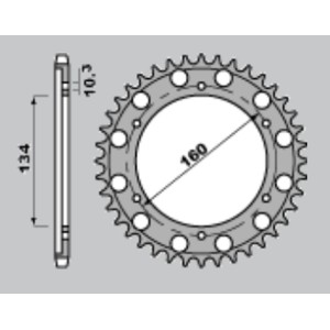 CHT WYPRZEDAŻ ZĘBATKA TYLNA 4399 40 (A4152060400)
