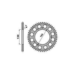 PBR ZĘBATKA TYLNA 4424 45 C45 CAGIVA GRAN CANYON 500 (00-01) (ŁAŃC. 525) (JTR-BRAK)
