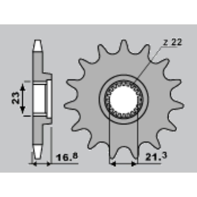 CHT Wyprzedaż Zębatka Przednia 443 16 Yamaha XJ 600 Diversion '92-'05