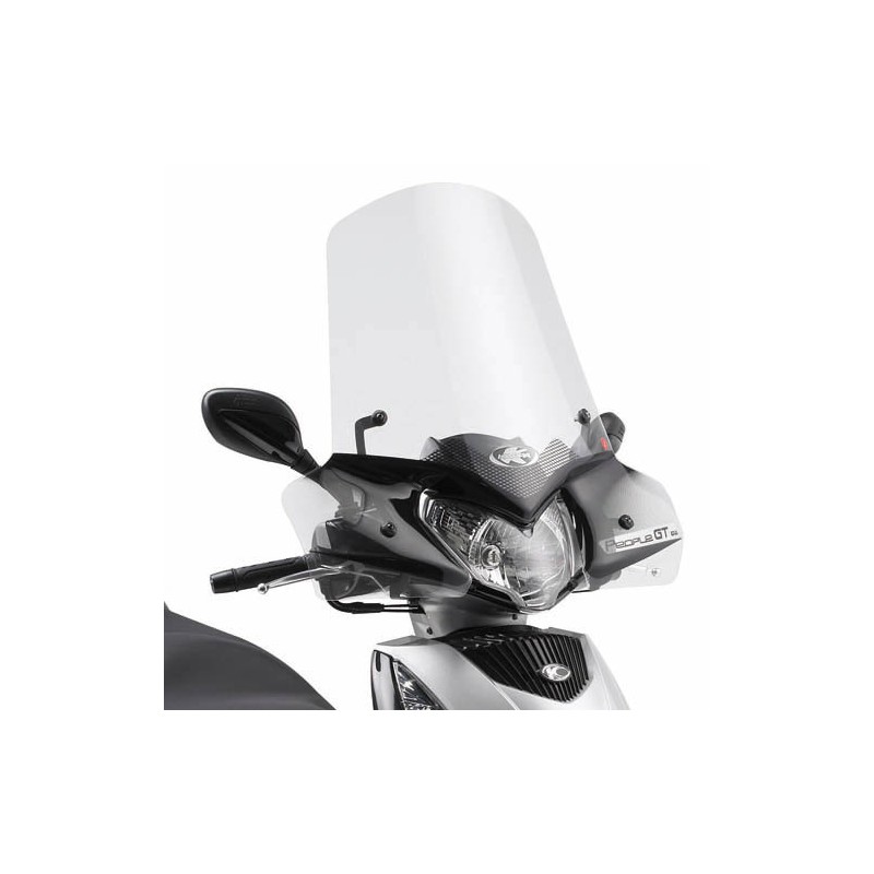 KAPPA SZYBA KYMCO People GTi 125/200/300 '10-'20 53 x 72 PRZEZROCZYSTA - POTRZEBNE MOCOWANIE A443AK