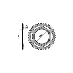 PBR ZĘBATKA TYLNA 445442C45 KTM 950/990/1190 ADVENTURE / R LC8 03-13 (JTR899.42) (ŁAŃC. 525)