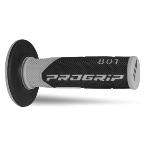 PROGRIP MANETKI PG801 OFF ROAD (22+25MM, DŁ.115MM) KOLOR SZARY/CZARNY (DWUSKŁADNIKOWE)