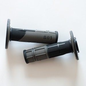 Manetki PROGRIP PG801 OFF ROAD czarno-szare (22+25mm, dł.115mm)