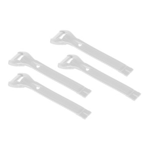 Gaerne Części Zamiennę Komplet Pasków (4 szt) do Butów GX-J/SGJ Krótkie Kolor Biały