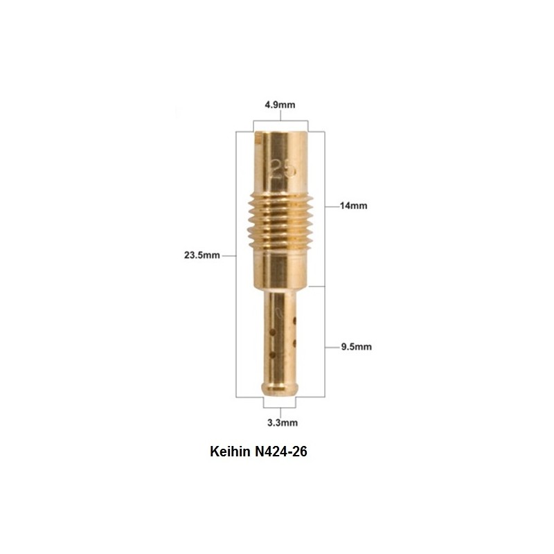 PROX Dysza Wolnych Obrotów Keihin Typ N424-26 Średnica #40 (1 szt.)