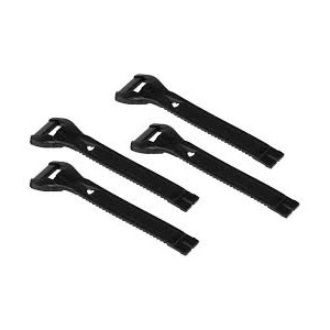 GAERNE CZĘŚCI ZAMIENNE KOMPLET PASKÓW (4 SZT) DO BUTÓW SG-12, SG-10 DŁUGIE KOLOR CZARNY