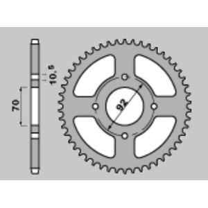 JR WYPRZEDAŻ ZĘBATKA TYLNA 476 35 KAWASAKI Z 250A '78-'82