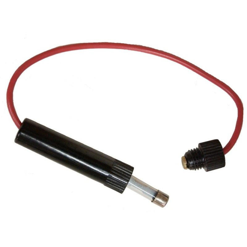 EMGO 2025/02 UCHWYT / GNIAZDO / OPRAWA BEZPIECZNIKA RURKOWEGO Z BEZPIECZNIKIEM 20A