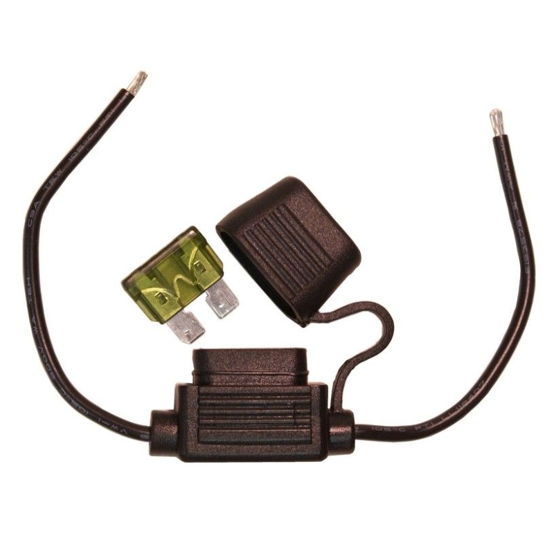 EMGO 2025/02 UCHWYT / GNIAZDO / OPRAWA BEZPIECZNIKA PŁASKIEGO / PŁYTKOWEGO Z BEZPIECZNIKIEM 30A