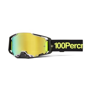 100 PROCENT GOGLE ARMEGA ORBAN - MIRROR GOLD LENS - KOLOR CZARNY/ŻÓŁTY