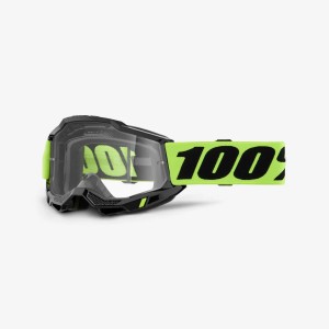 100 Procent Accuri 2 Neon Yellow - Gogle, Kaski i gogle