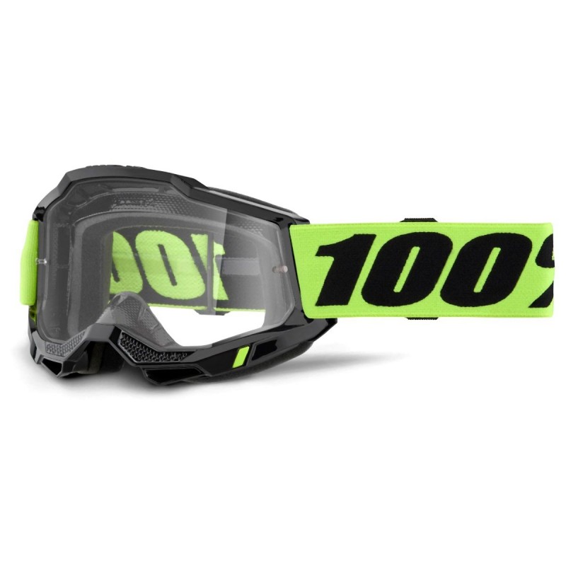 Gogle 100 PROCENT ACCURI 2 ENDURO MOTO YELLOW - KOLOR CZARNY/ŻÓŁTY FLUO