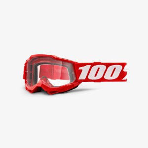 100 procent gogle model Accuri 2 Youth Junior Red - Gogle, kaski i gogle