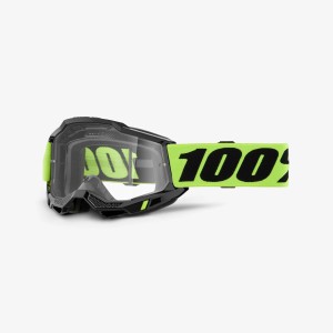 100 procent Gogle Model Accuri 2 Youth Junior Neon Yellow - Gogle, Kaski i gogle