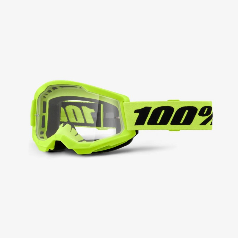 100 procent gogle strata 2 neon yellow - Gogle, Kaski i gogle